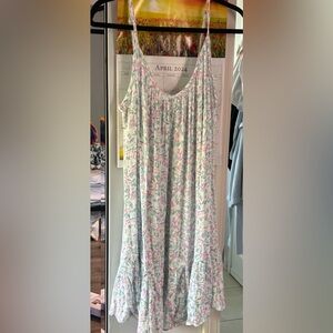Billabong Medium Floral Sheer Mini/Mid Dress